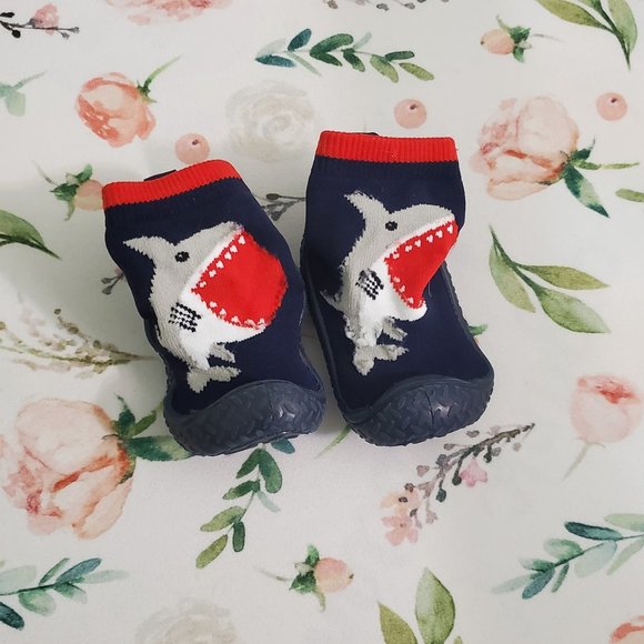 Non Skid Shark Shoes - Picture 1 of 4